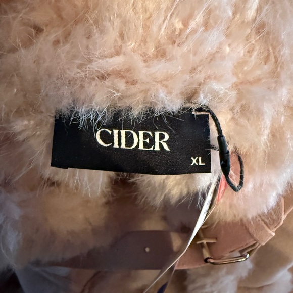 Cider Pink Faux Fur Trim Jacket - Picture 6 of 10